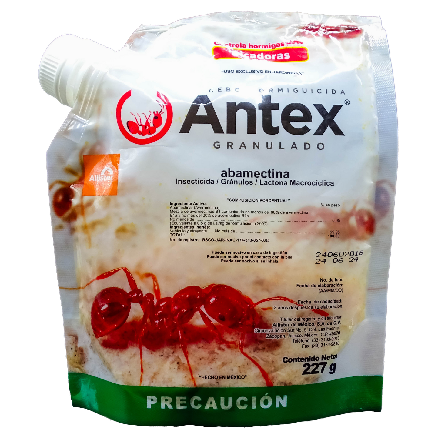 ANTEX GRANULADO ABAMECTINA 0.05% 227 GRS ALLISTER