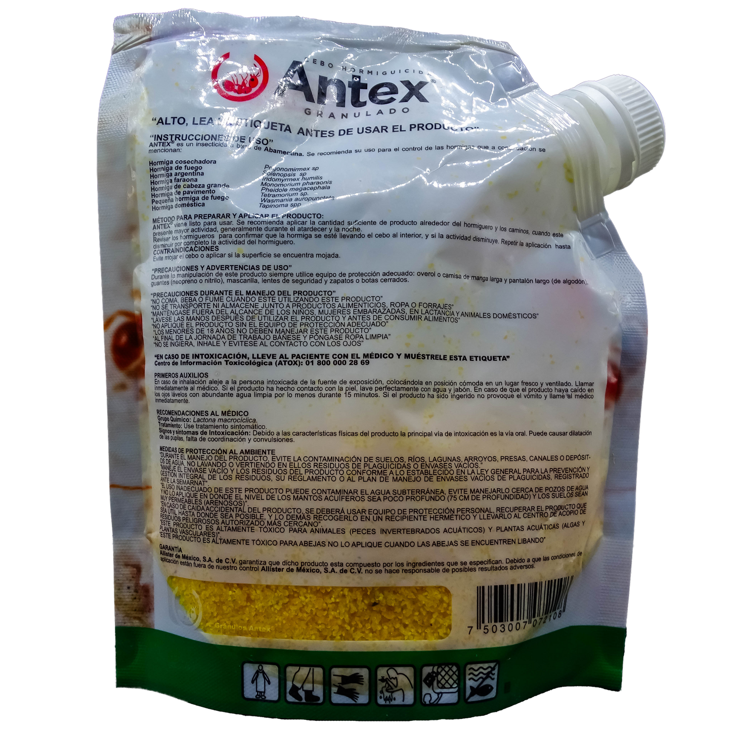 ANTEX GRANULADO ABAMECTINA 0.05% 227 GRS ALLISTER