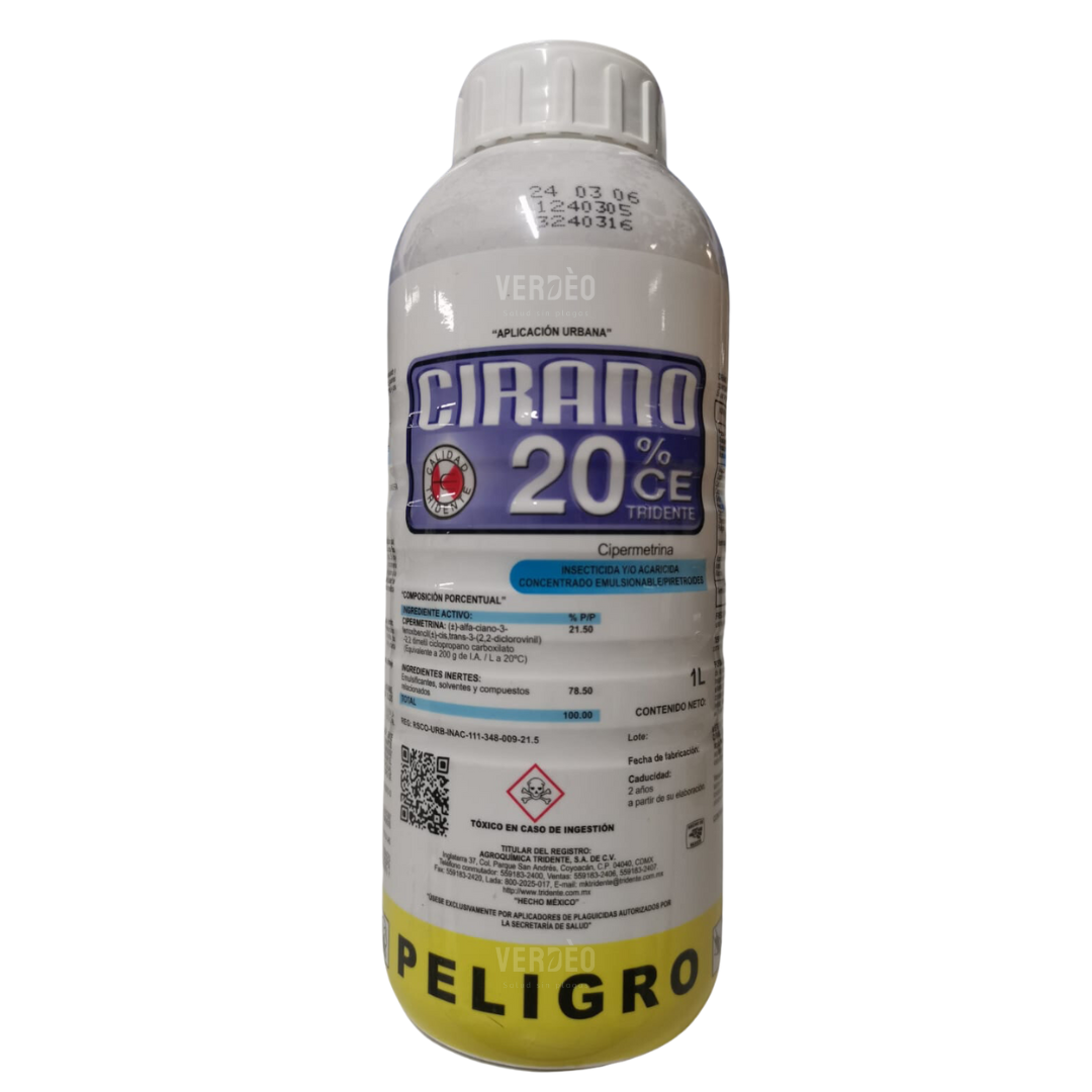 Cirano 20% CE 1 lt Tridente Cipermetrina 21.5%