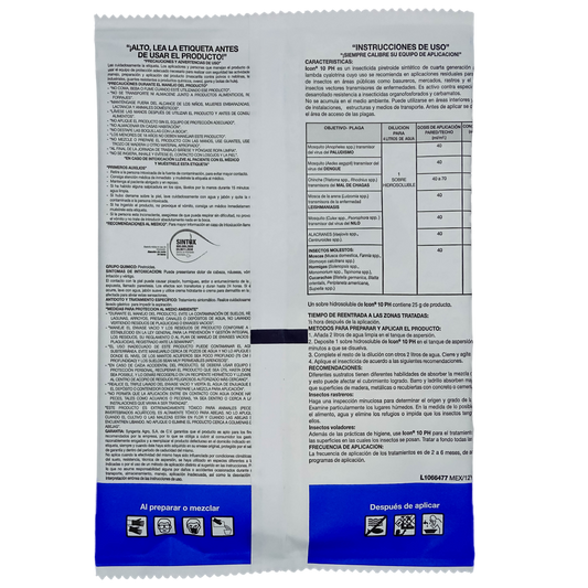 Icon 10 PH 25 gr Syngenta Lambda Cyalotrina 10%