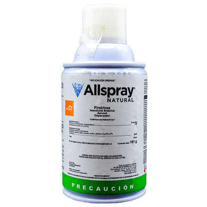 ALLSPRAY NATURAL DISPENSADOR 181 GRS PIRETRINAS 1% ALLISTER