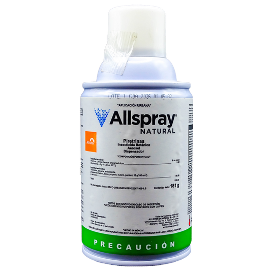 ALLSPRAY NATURAL DISPENSADOR 181 GRS PIRETRINAS 1% ALLISTER
