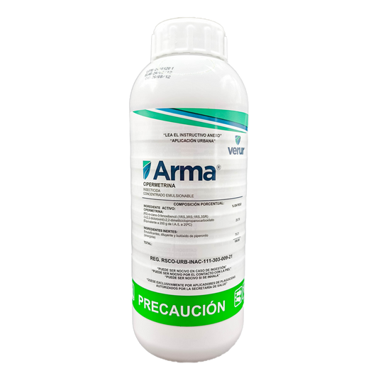 ARMA 1 LT CIPERMETRINA 20.79% PBO VERUR
