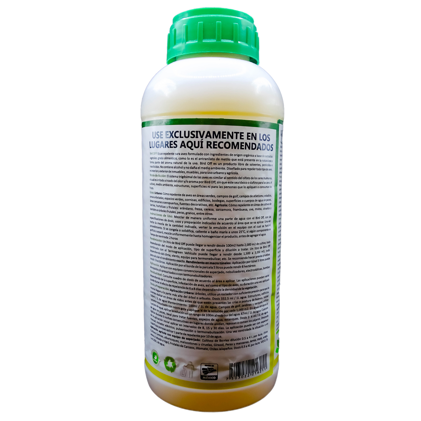 BIRDOFF REPELENTE DE AVES 1 LT BUY GREEN