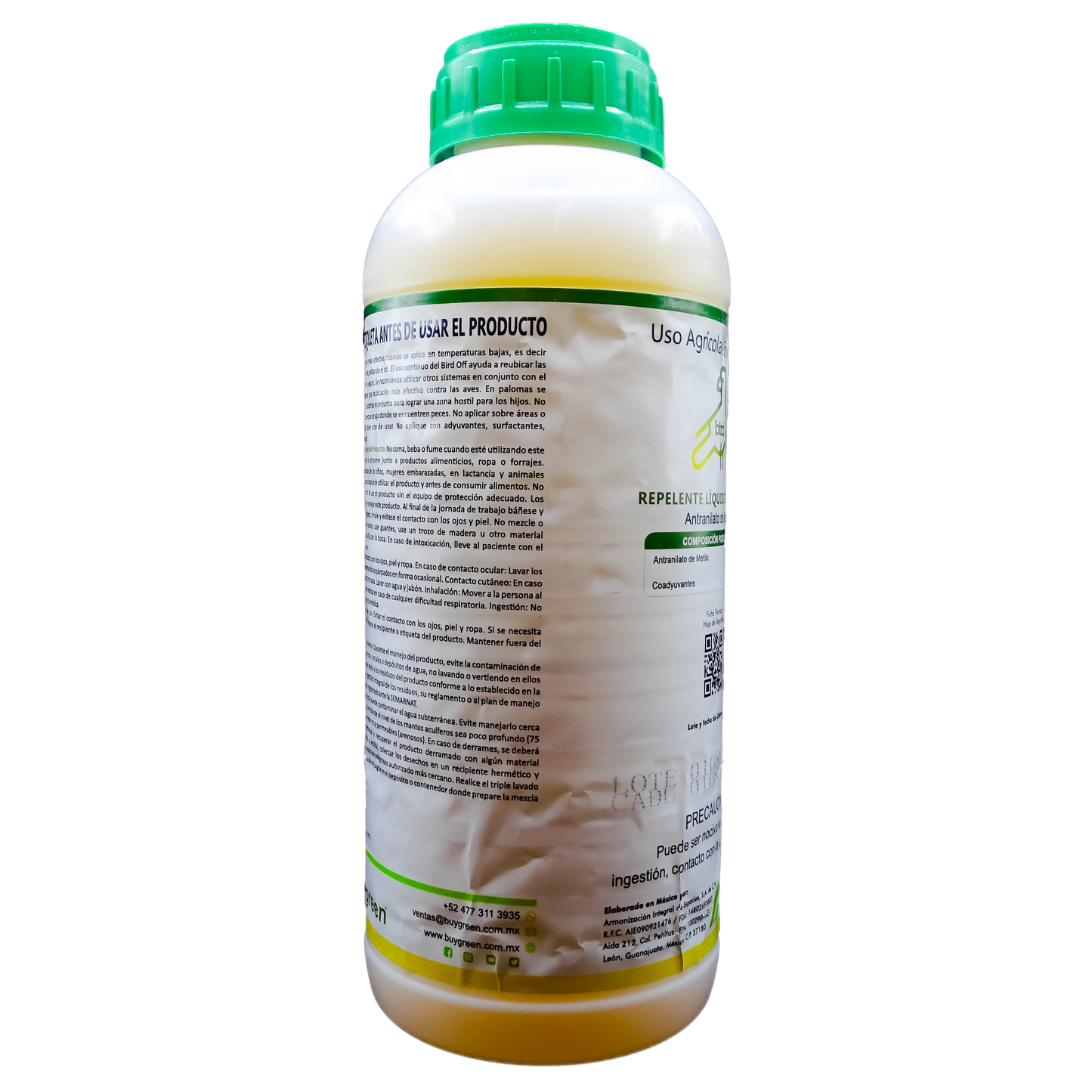 BIRDOFF REPELENTE DE AVES 1 LT BUY GREEN