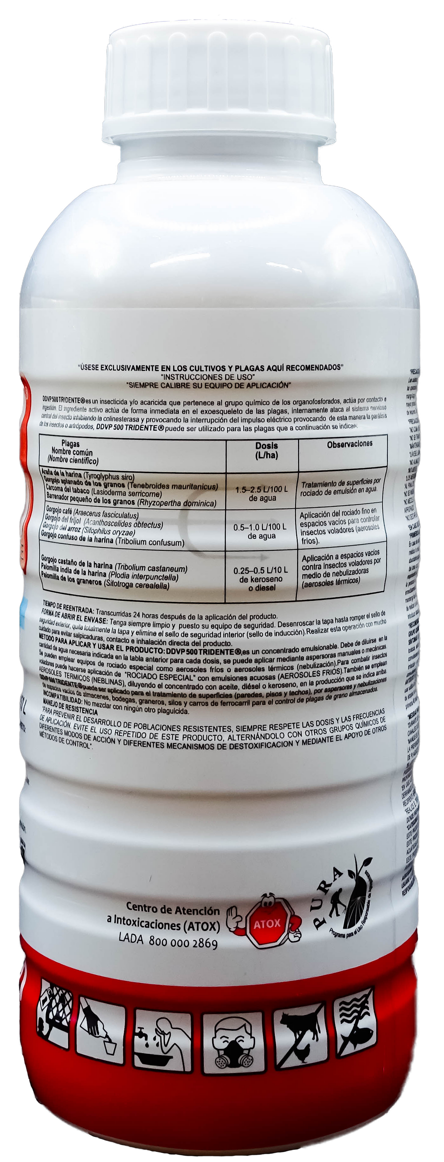 DDVP 500 U 1 Lt Tridente Diclorvos 47.5%