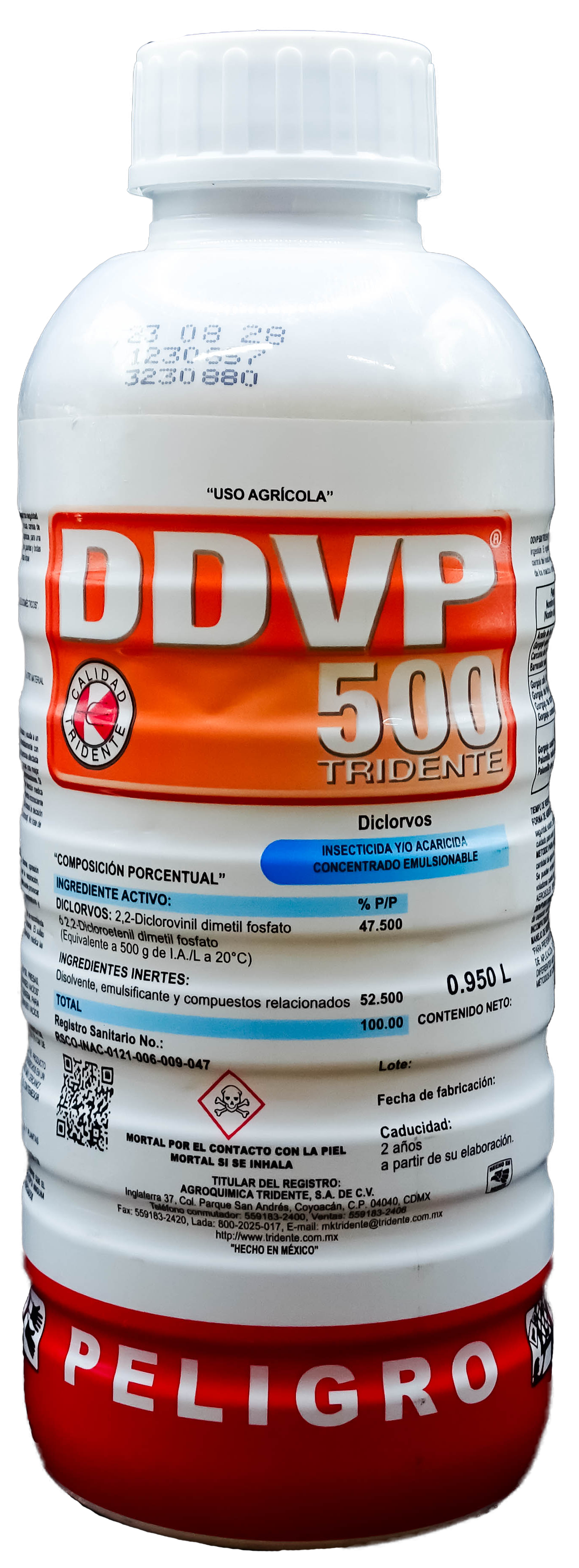 DDVP 500 U 1 Lt Tridente Diclorvos 47.5%