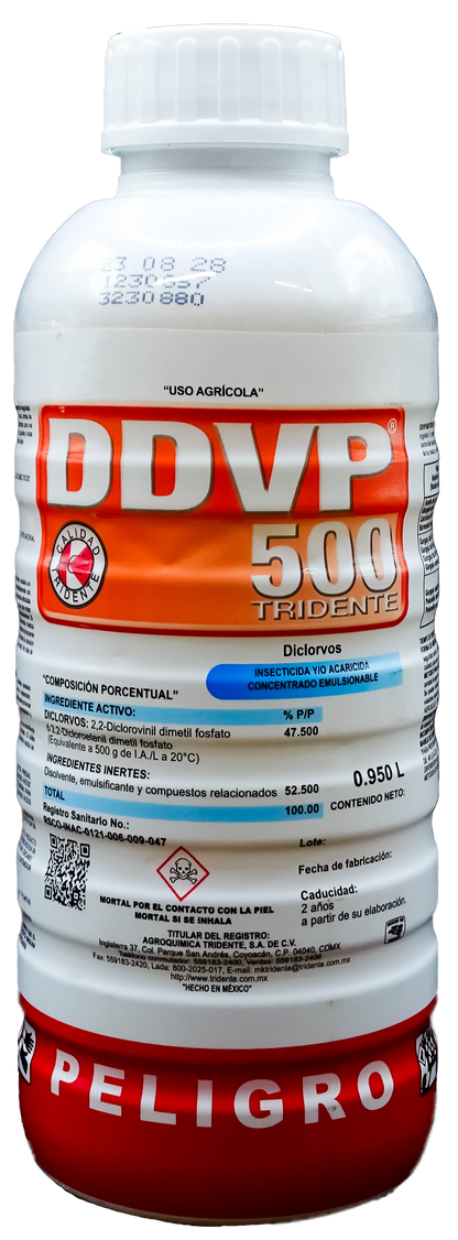 DDVP 500 U 1 Lt Tridente Diclorvos 47.5%