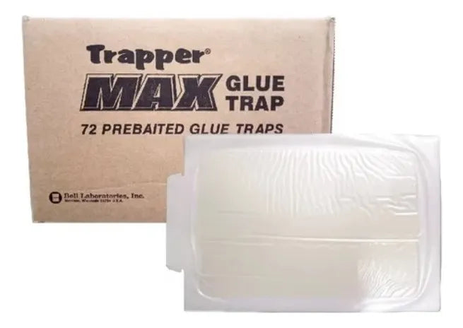 TRAMPA RATÓN TRAPPER MAX  13.5 X 21 CMS 72 PIEZAS BELL LABORATORIES