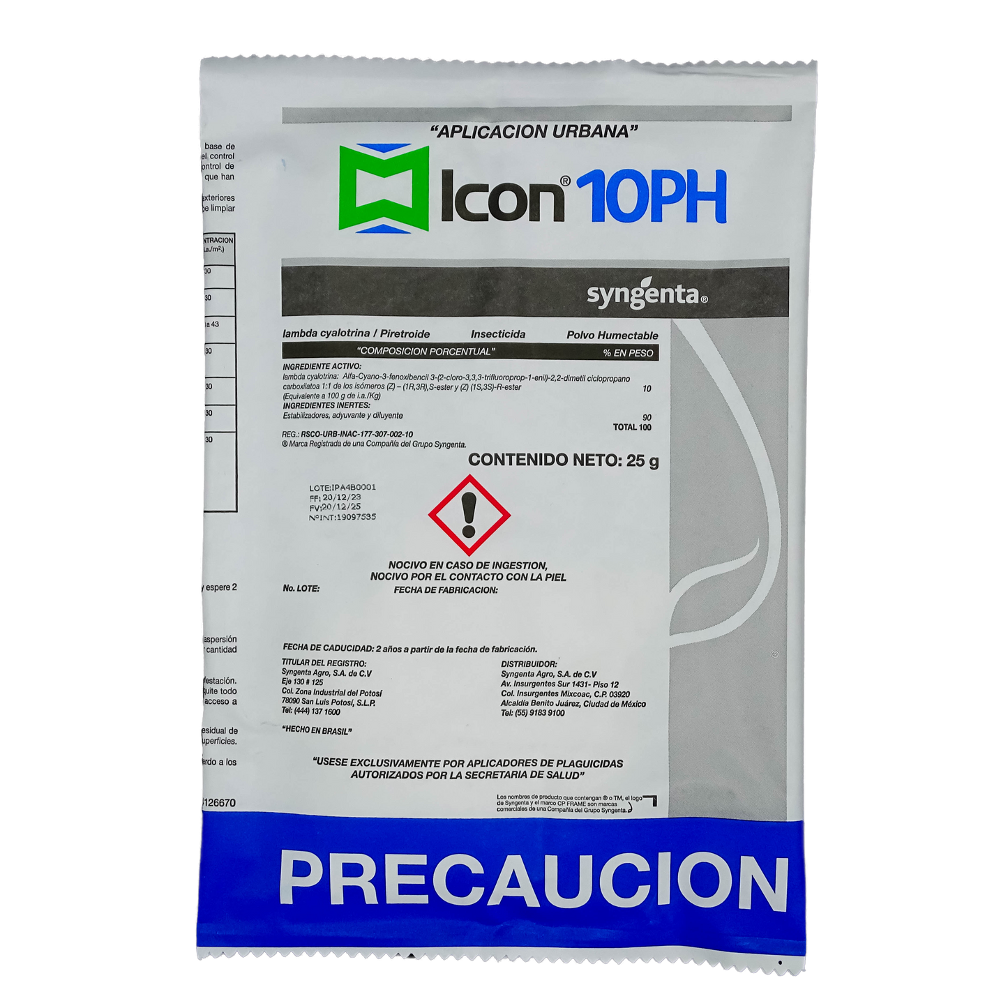 Icon 10 PH 25 gr Syngenta Lambda Cyalotrina 10%