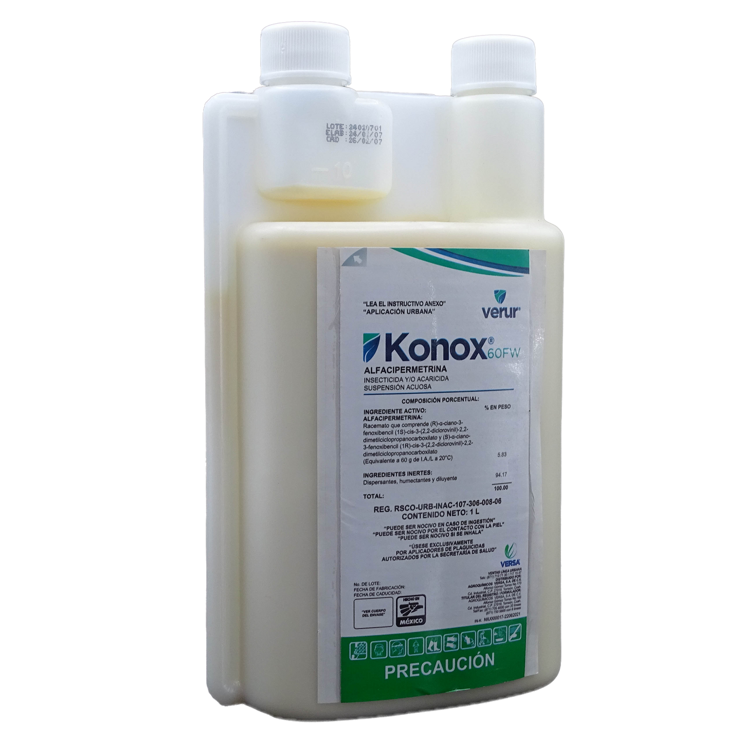 KONOX 60 FW 1 LT ALFACIPERMETRINA 5.83% VERUR