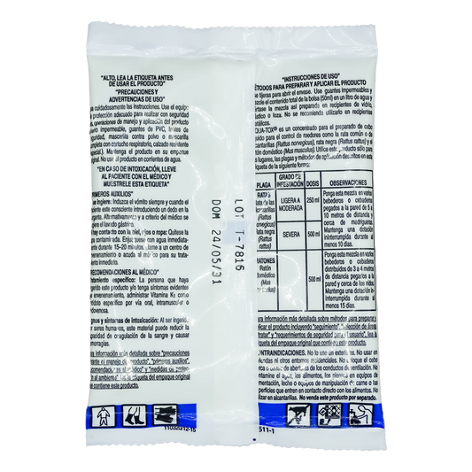 LIQUATOX BOLSA 50 ML  DIFACINONA 0.106% BELLLABORATORIES