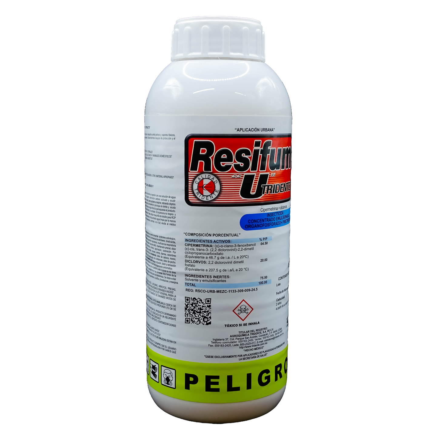 Resifum U 1 lt Tridente Cipermetrina 4.5% Diclorvos 20%