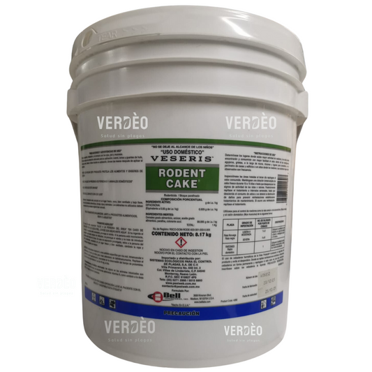 RODENT CAKE DOMESTICO 8.17 KG DIFACINONA BELL LABORATORIES
