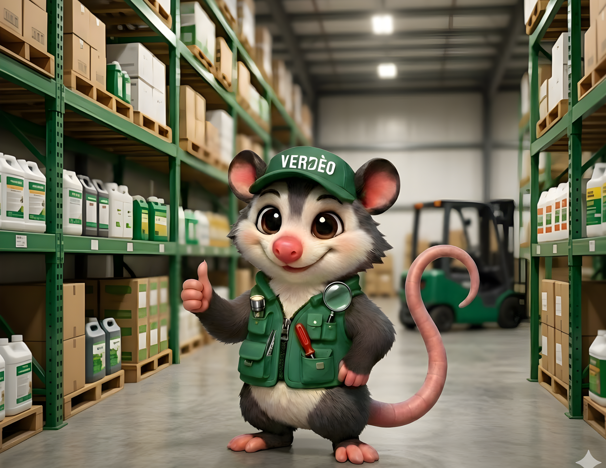 Estantes con productos para control de plagas